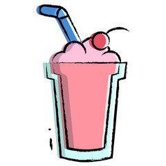 Wall Mural - Hand drawn Smoothie icon