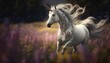unicorn in the meadow. Generative AI