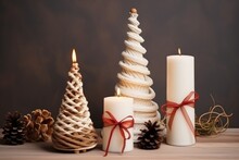 Alternative Christmas Tree Cones. White House Candles