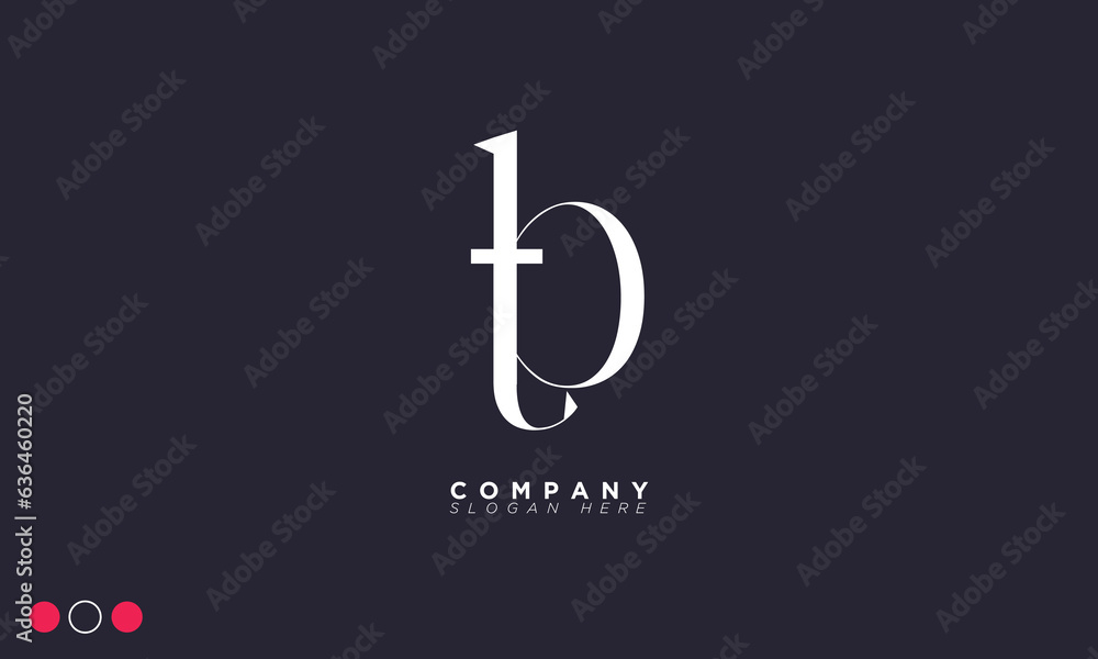 Vector de Stock TB Alphabet letters Initials Monogram logo BT, T and B ...