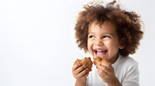 Child Eating Nuggets