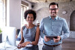 © ivanko80 - Business people partners using tablet in office
