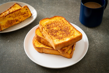 Sticker - french toast on white plate