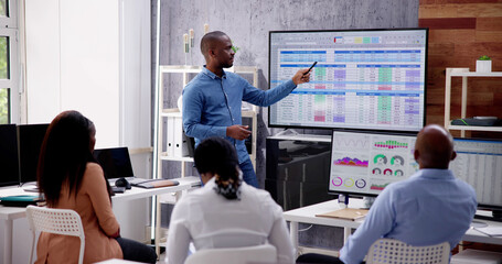 Poster - Corporate Training Presentation In Classroom