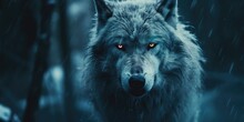 Illustration Of Wolf, Generative AI