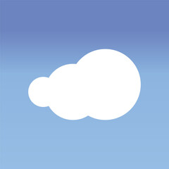 Poster - Cloud illustration vector