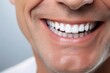 Elderly man smile showing teeth close up. Senior man pointing at him healthy white teeth and widely smiling. Senior man dental health poster concept