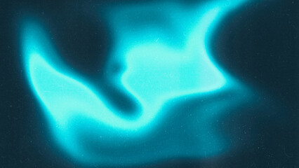 Blurred blue gradient tones abstract on dark grainy background. Glowing light. Large banner.
