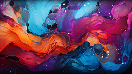 abstract background with bubbles