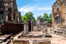 Views Of Angkor Wat Complex In Cambodia
