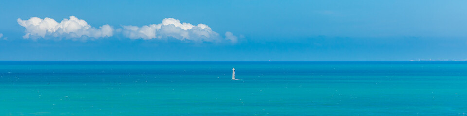 Wall Mural - Phare des Baleineaux lighthouse in the Atlantic Ocean in France