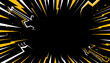 Rock music background design template for music festival or concert banner.