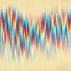 Fototapete - Vector image with imitation of grunge melange lines texture. Seamless image