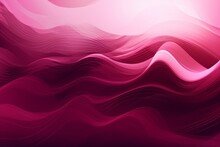 A Vibrant And Dynamic Pink Abstract Background With Flowing Wavy Lines