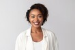 © Hanne Bauer - Portrait of beautiful young african american woman smiling at camera