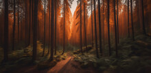 Capturing The Serenity Of Autumn: Enchanting Forest Landscapes