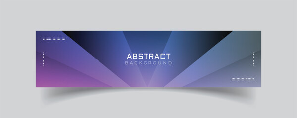 Wall Mural - linkedin banner abstract background