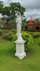 statue in the garden