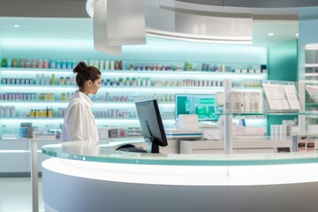 Pharmacist in Modern Pharmacy Setting