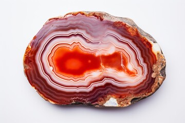 Wall Mural - Generative AI : Bright Agate natural stone isolated