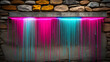 canvas print picture - licht design regenbogen farbe vektor hintergründe leitung