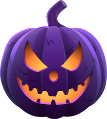 Halloween pumpkin jack-o-lantern