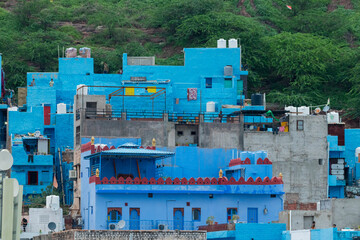 Wall Mural - Views of blue city, Jodhpur old City