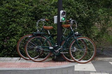 Sticker - bicycle in the park