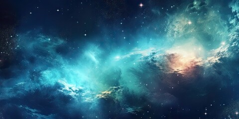 Wall Mural - cosmic dreams. nighttime wonders of galaxy. astral symphony. nebulae and stars. celestial harmony. n