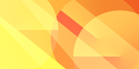 Wall Mural - yellow, orange and red abstract background design - geometric shapes: circles, triangles, squares, s
