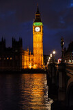 Fototapeta Boho - Big Ben in London at nightfall