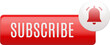 Realistic glossy subscribe button