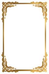 Luxury Gold Frame Border