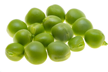 Wall Mural - green peas isolated