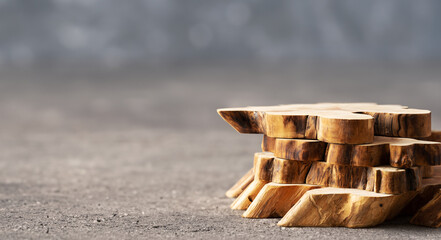 Poster - old wooden background,wooden tea table