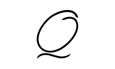 Wall Mural - Initial Letter Q Logo