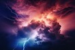 © YouraPechkin - Magnetic storm, with bright colors and dark sky. Generative AI
