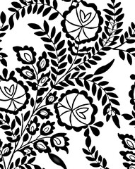 Wall Mural - flowers vector illustration seamless pattern. vector illustration 