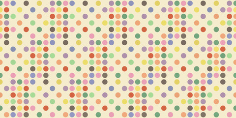 Poster - Colored dots. Stylish and simple dot pattern. For print, background, wallpaper, seamless surface.