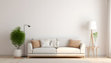 Fototapeta  - Bright and cozy modern living room
