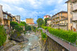 Altstadt von Chiavenna in der Provinz Sondrio, Region Lombardei (Italien)