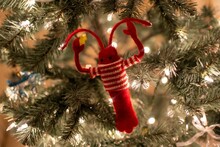 Red Lobster Christmas Ornament