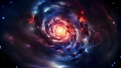 Wall Mural - a stunning telescope image appears to capture an entire rotating arm of a galaxy in motion. the arm 