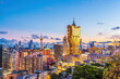 Beautiful cityscape of Macau downtown