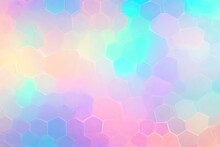 A Captivating Digital Hexagon Abstract Background With A Gradient Of Soothing Pastel Tones, Interlocking Hexagonal Shapes, And A Subtle Futuristic Touch