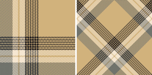 Wall Mural - Colored straight and oblique cage herringbone texture tartan background.