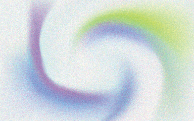 Swirl multicolors gradient background, color gradation circle with grain noise texture watercolor abstract holographic blur. Color gradient soft blend mesh of blue, green, orange and red purple colors