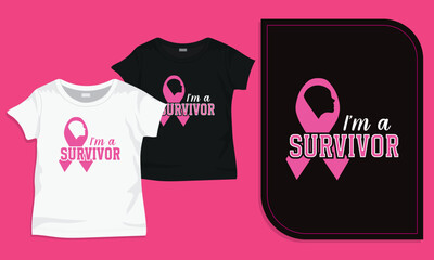 Sticker - I am a survivor breast cancer t-shirt