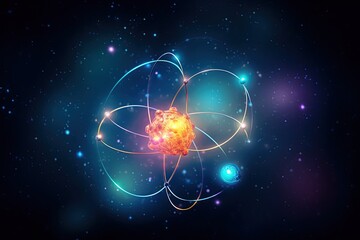 The atomic nucleus is the small, dense region consisting of protons and neutrons at the centre of an atom ,