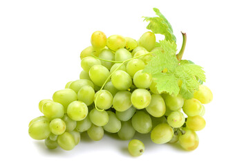 Sticker - Bunch of green grapes isolated